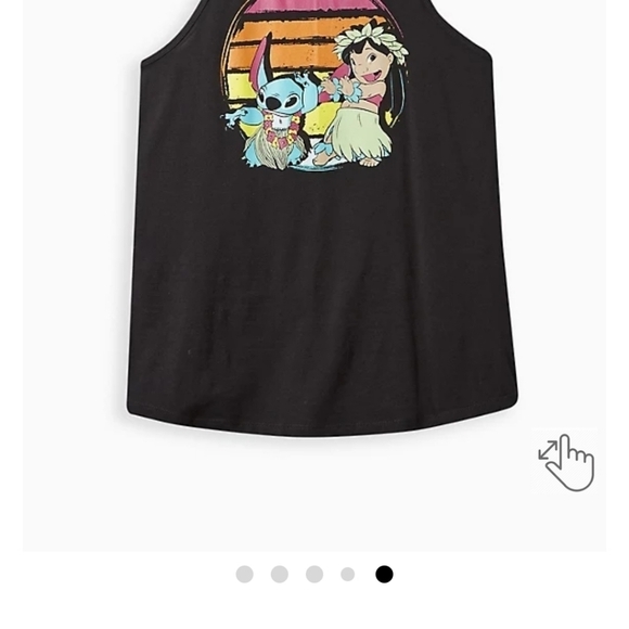 TORRID Disney Lilo & Stitch, high neck foxy cami. Sz 3x - Picture 3 of 9